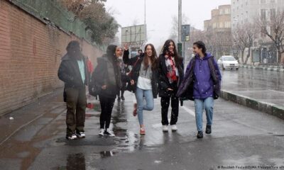 Women without headscarves on the streets of Tehran