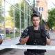 Russia Situation on Moscow's Komsomolsky Prospekt street after drone attack