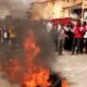 Jungle Justice!!! Bike snatcher set ablaze in Delta State