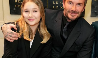 David Beckhams Daughter Harper Gives Him A MiniMakeover