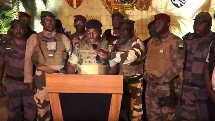 Military officers seize power in Gabon announce cancellation of election results