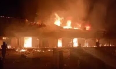 fire incident in Sokoto Network station