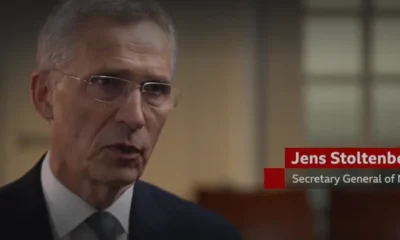 Jens Stoltenberg on an interview with BBC
