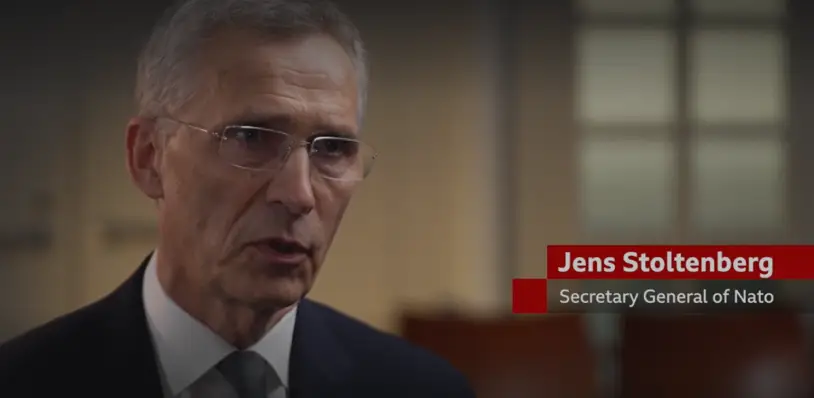 Jens Stoltenberg on an interview with BBC