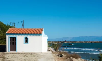 Getty Images A small church on the Greek island of Mathraki